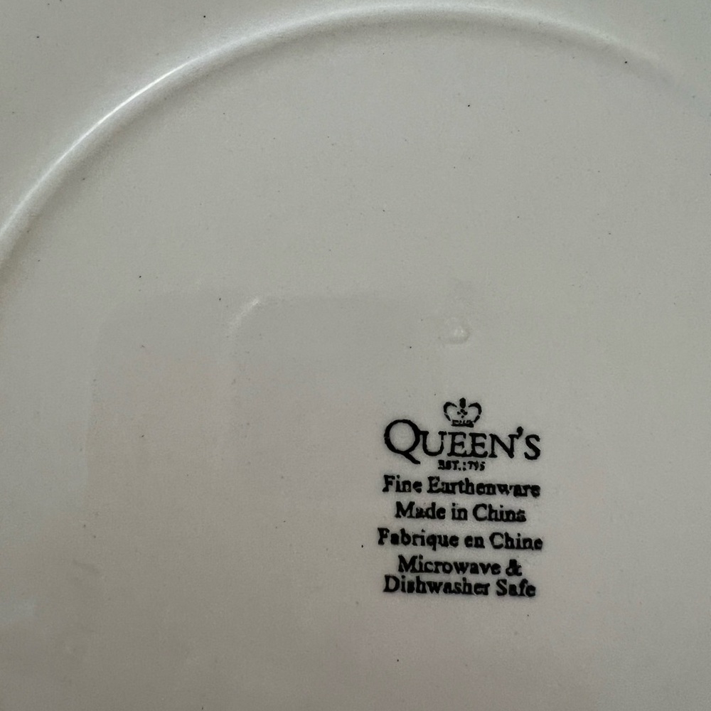 4 plates with bird motif - Picture 2 of 3